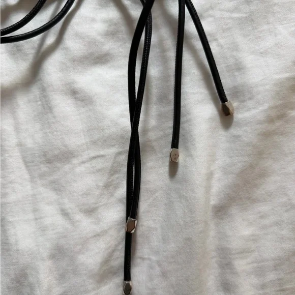 Isabel Marant Black Belt with Silver Details - Picture 5 of 8